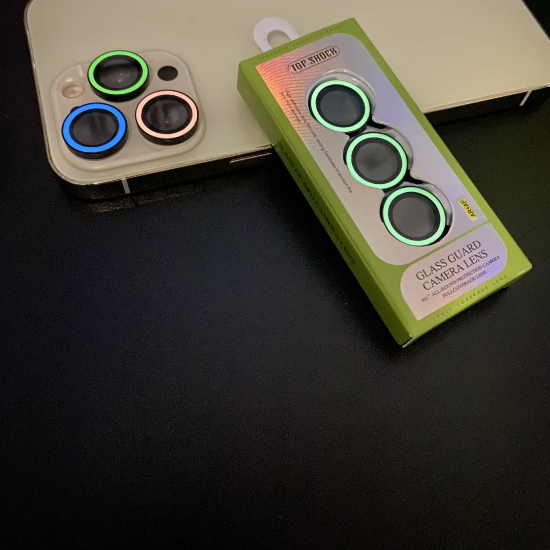 Luminous Camera Lens Protector - Premium Glass Protection Film Accessory