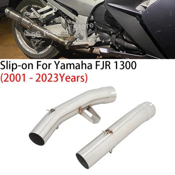 For Yamaha FJR 1300 2001 to 2023 FJR1300 FJR 1300 Motorcycle Exhaust Muffler Escape Moto Modified Stainless steel Mid Link Pipe