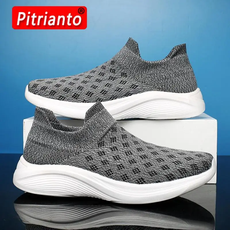 

Men Summer Mesh Breathable Shoes Lightweight Sneakers Men 2023 New Fashion Casual Walking Shoes Mens Loafers Zapatillas Hombre