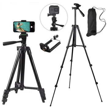 3120 Treppiede Per Il Telefono 100 centimetri Universale Treppiede Per Fotocamera Supporto Del Telefono Leggero Fotografia Universale Per Xiaomi Huawei DSLR