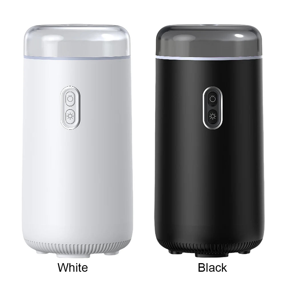 다채로운 야간 조명 미니 공기 가습기, 에센셜 오일 디퓨저, 자동차 가정용 청정기, 미니 데스크탑 자동차 아로마 테라피 가습기, 100ml