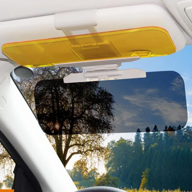 Curved Sun Visor For Car, Polarized See-through Clip On Adjustable