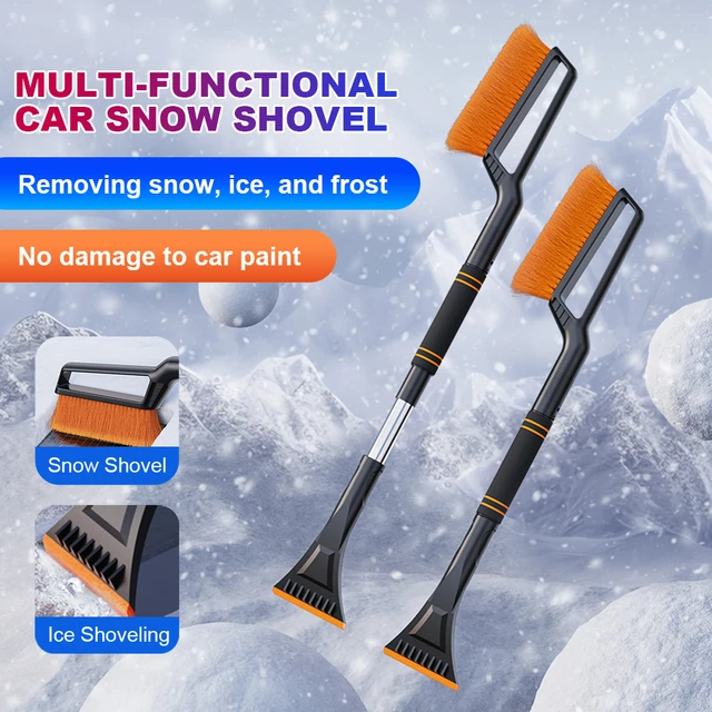 Snow Cleaner For Car Snow Brush For Car With Foam Grip Winter Cleaning Tool  To Scrape Frost And Ice & Wipe Water On Window - AliExpress