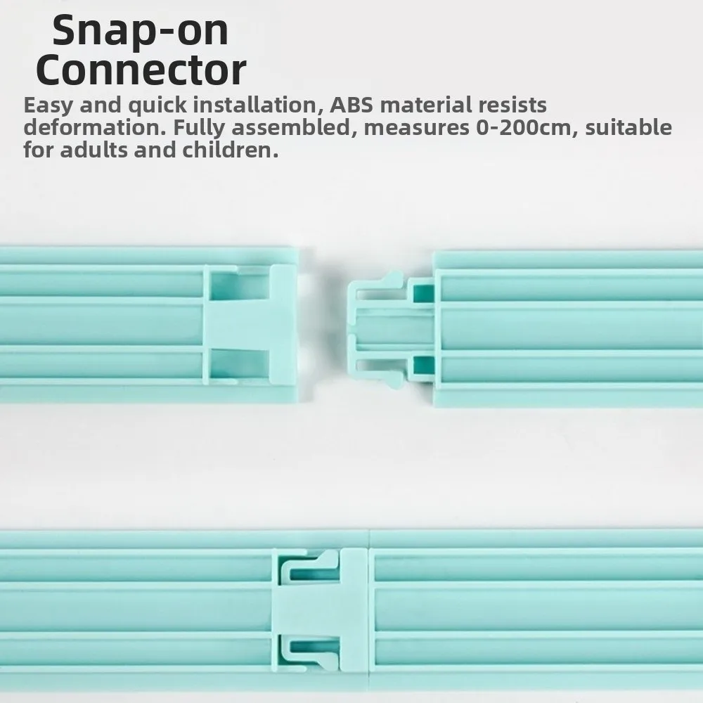 0-2M Kids Height Ruler Sliding Measuring Wall Sticker Height Measurement Guage Meter Foldable High Precision Baby Growth Chart