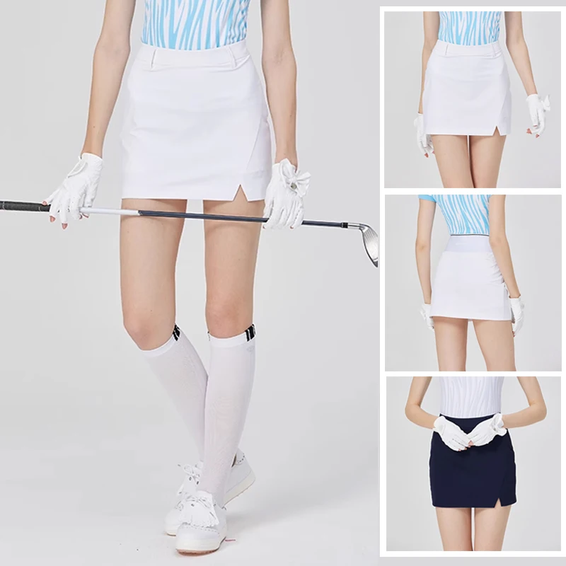 BLKTEE golf woman short skirt spring summer breathable quick dry thin slim-fit skort with safety shorts female golf clothes