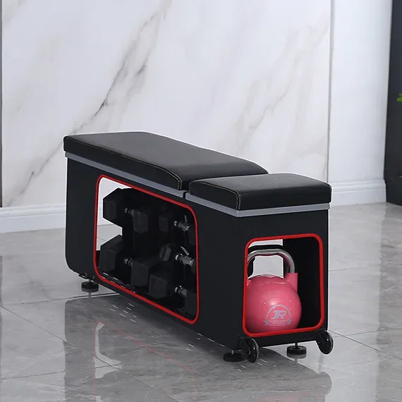 Home Gym Weight Bench Storage Foldable Sit Up Workout Benchs Press Multifunctional Adjustable Dumbbell Bench With Storage
