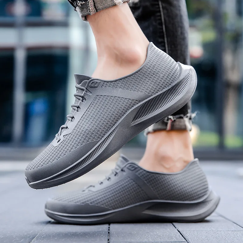 Motorcycle Riding Protective Boots New Rain Boots Short Tube Fashion Waterproof Shoes Outdoor Climbing Waterproof Rubber Shoes