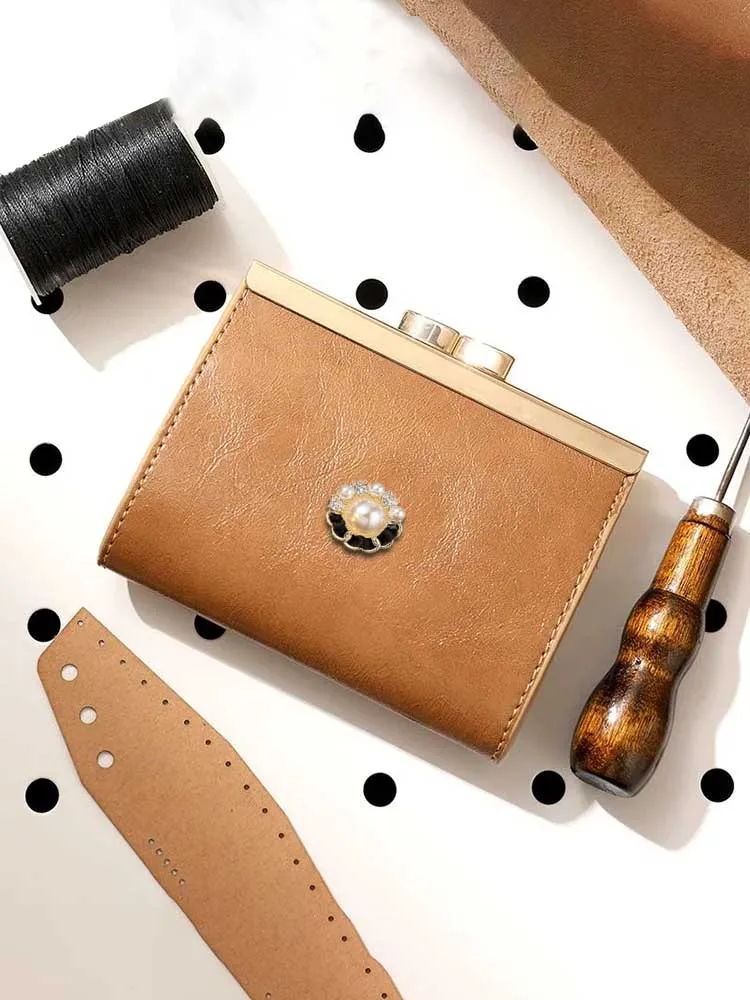 

Essential Card & ID Holders with Vintage Flair Realist Gold Crystal Decor Dangle