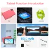 PRITOM 8 Inch Tablet Android 13, 8GB(4+4 Expand) RAM 64GB ROM,1TB Expand,1280x800 IPS Screen 5000MAH Battery,Dual Camera, WiFi 5