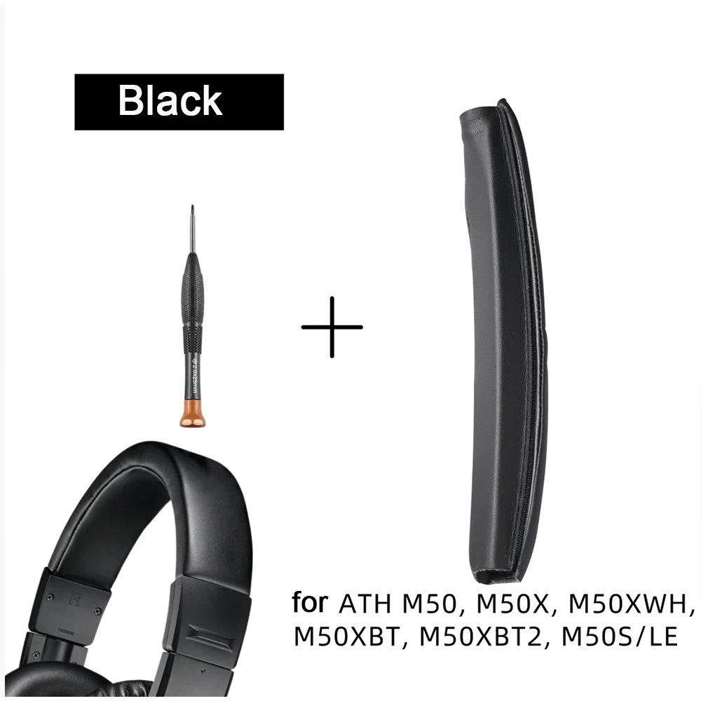 for ATH-M50X Headband Pad for Audio-Technica M50X/M50XBT/M50XWH/M50S Head Band, Protective Replacement Cushion, Soft & Durable