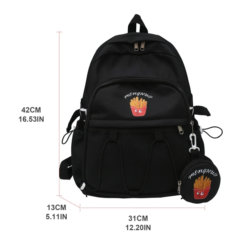 Backpack Large Capacity School Bag College Rucksack for Women Teenagers Student Daypack