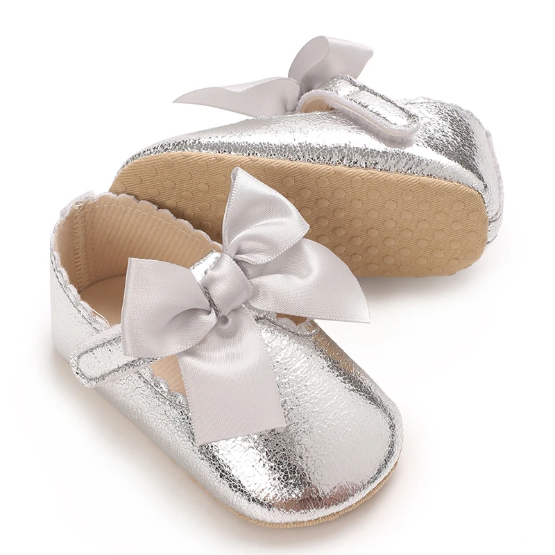 Baby Girl Bow Shoes Summer Soft Sole Princess Skirt Anti Slip First Step Walking 0-18M for baby girl shoes
