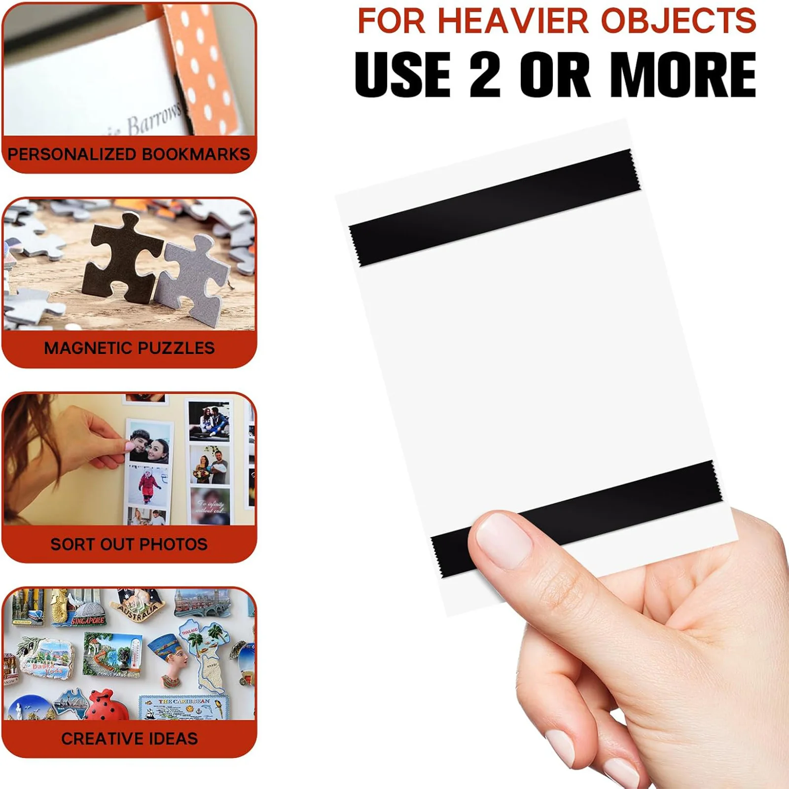 자석 테이프 롤 30m×1.9cm×0.03mm (A/B) ? 맞춤형 책갈피, 자석 퍼즐, 사진 정리 및 창의적인 DIY용