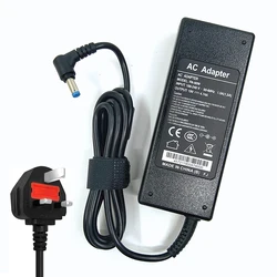 High - Performance 90W Laptop Power Adapter Charger - 19V 4.74A, 5.5x1.7mm Plug (Adapter with UK plug)