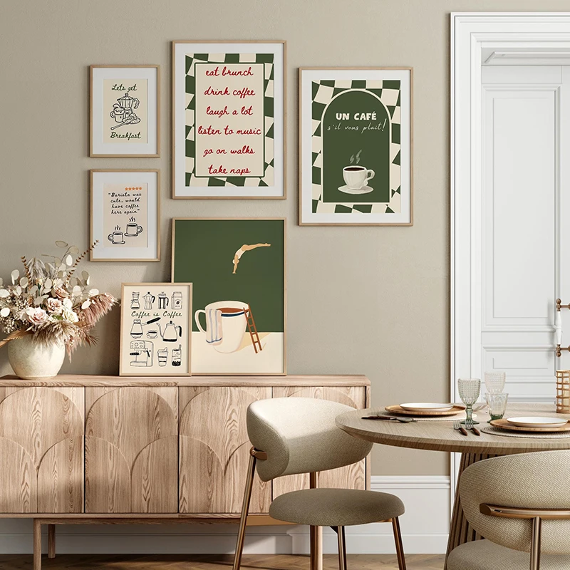 Coffee Diver Canvas Wall Art 4