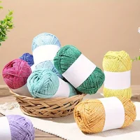 3.52oz Colorful Shiny Thread, Colorful Shiny Thread, Medium Thick Thread, Knitted Sweaters, Vests, Cushions And Other Crafts 2