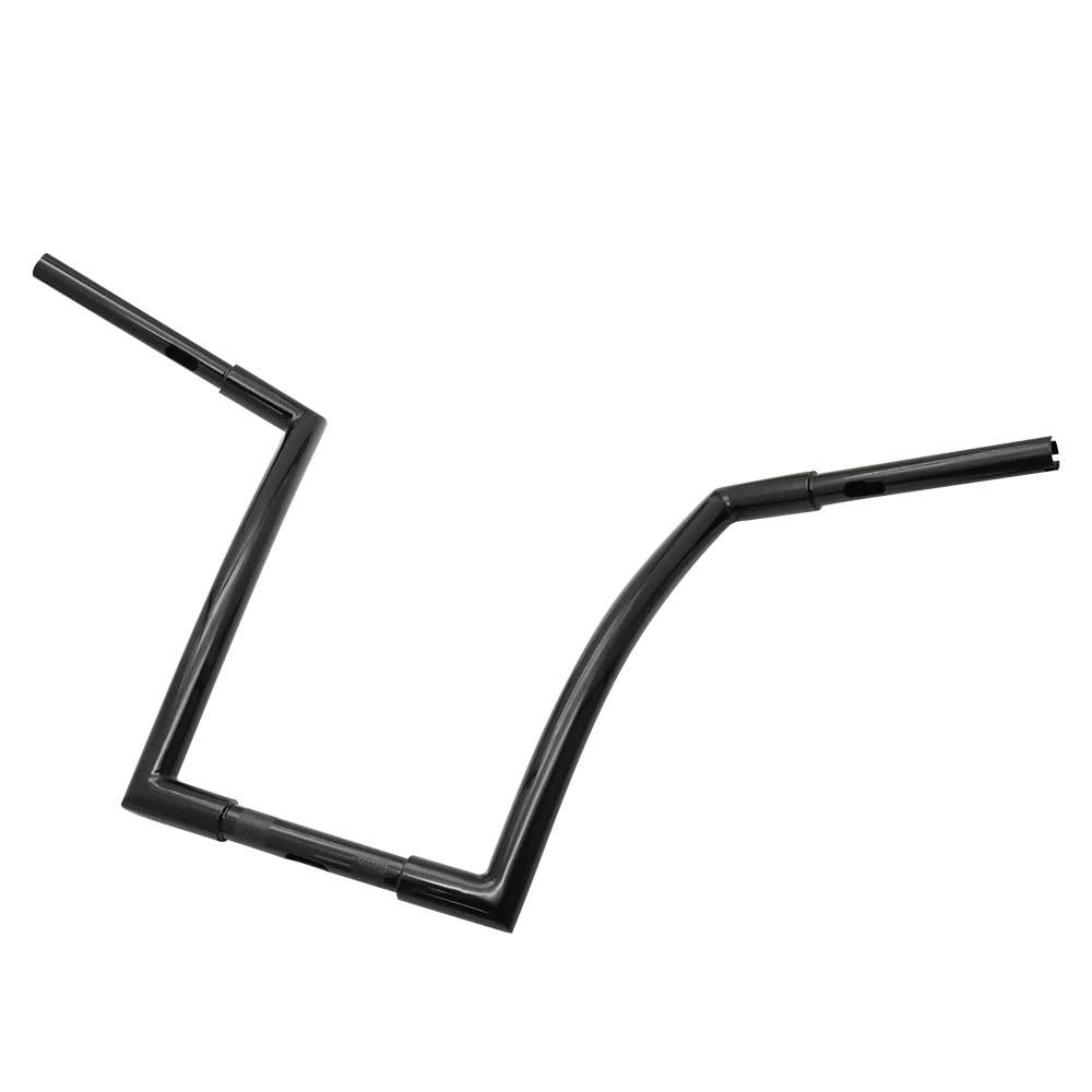 Motorcbike 25Mm Manubrio 1 ''Clamping Ape Hanger Bar Nero Lucido Personalizzato Per Harley Kawasaki Honda Yamaha Suzuki Triumph Indian