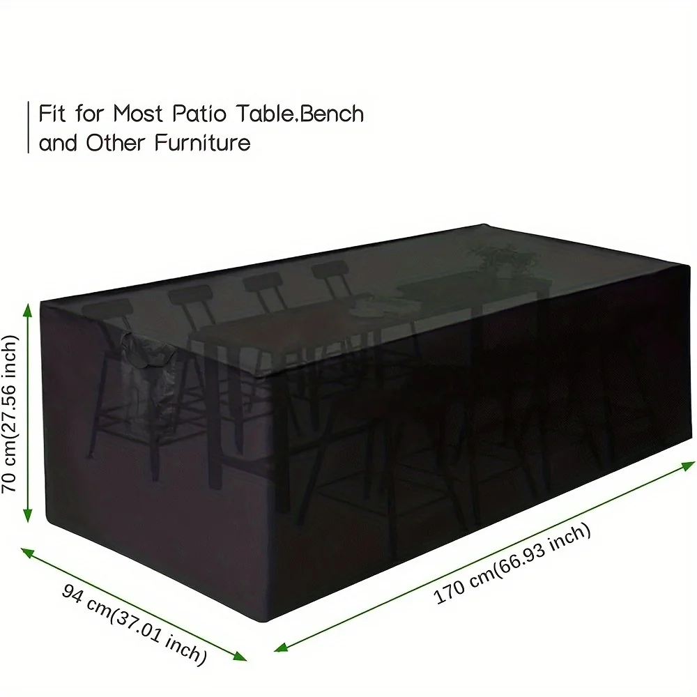 Waterproof All-Season Patio Sofa Cover - Durable Outdoor Protection