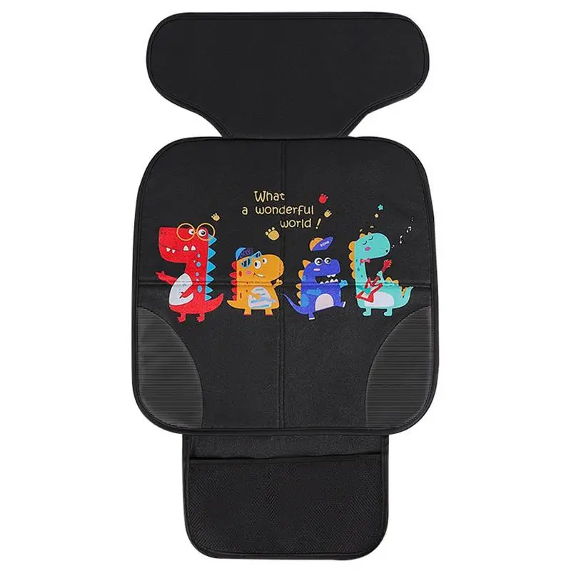

Защита для автомобильного сиденья, защита для детского сиденья, коврик для автомобильного сиденья для безопасности детей, яркие защитные принадлежности с мультяшным рисунком для грузовиков