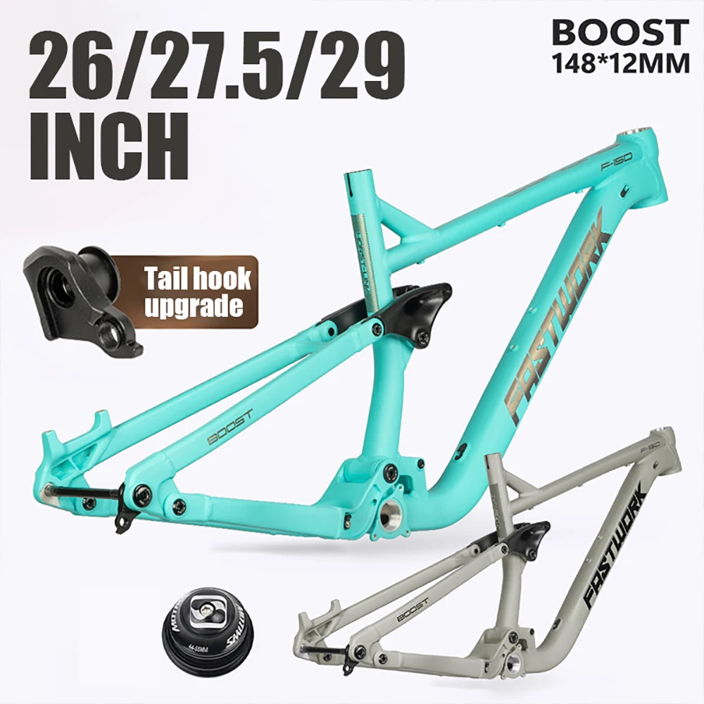 

Mountain Bike frame Aluminum alloy bike frame BOOST bucket axle frame 148 * 12mm shock-absorbing mountain bike ENDURO