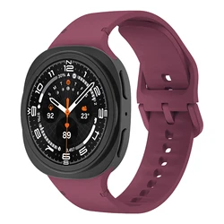 New Sport Silicone Strap for Smartwatches - Durable & Stylish Bracelet (Wine red)