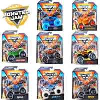 Monster Jam Grave Digger 1:64 Scale Die Cast Alloy Truck Toys Monster Mutt Earth Shaker Monster Truck Boys Off-Road Racing Toys 1