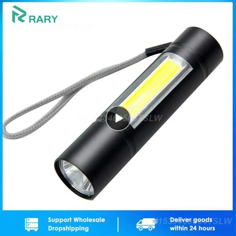 

1PCS High Power Rechargeable LED Flashlight Mini Zoom Outdoor Camping Strong Lamp Lantern Waterproof Tactical Flashlight