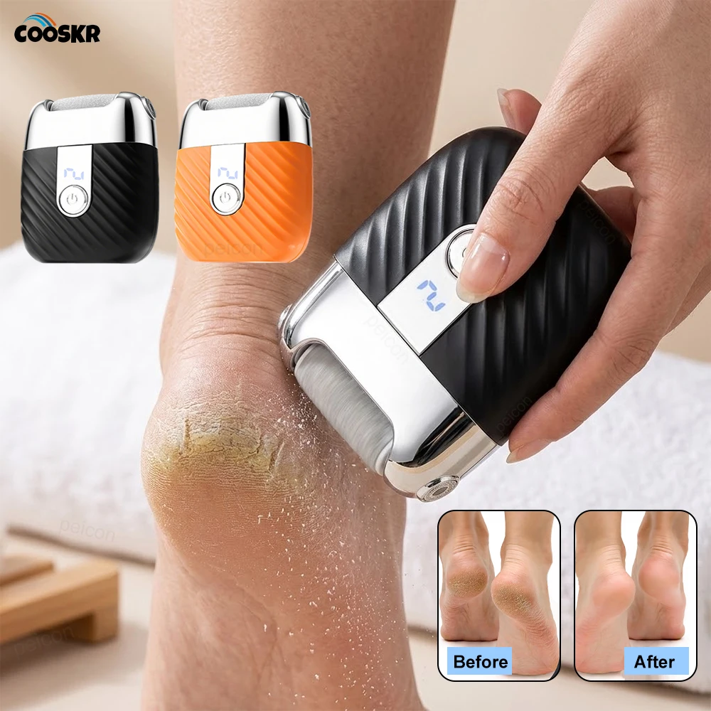 Mini ponceuse électrique portable rechargeable USB pour exfolier les callosités et éliminer les peaux mortes des pieds._voghion.com