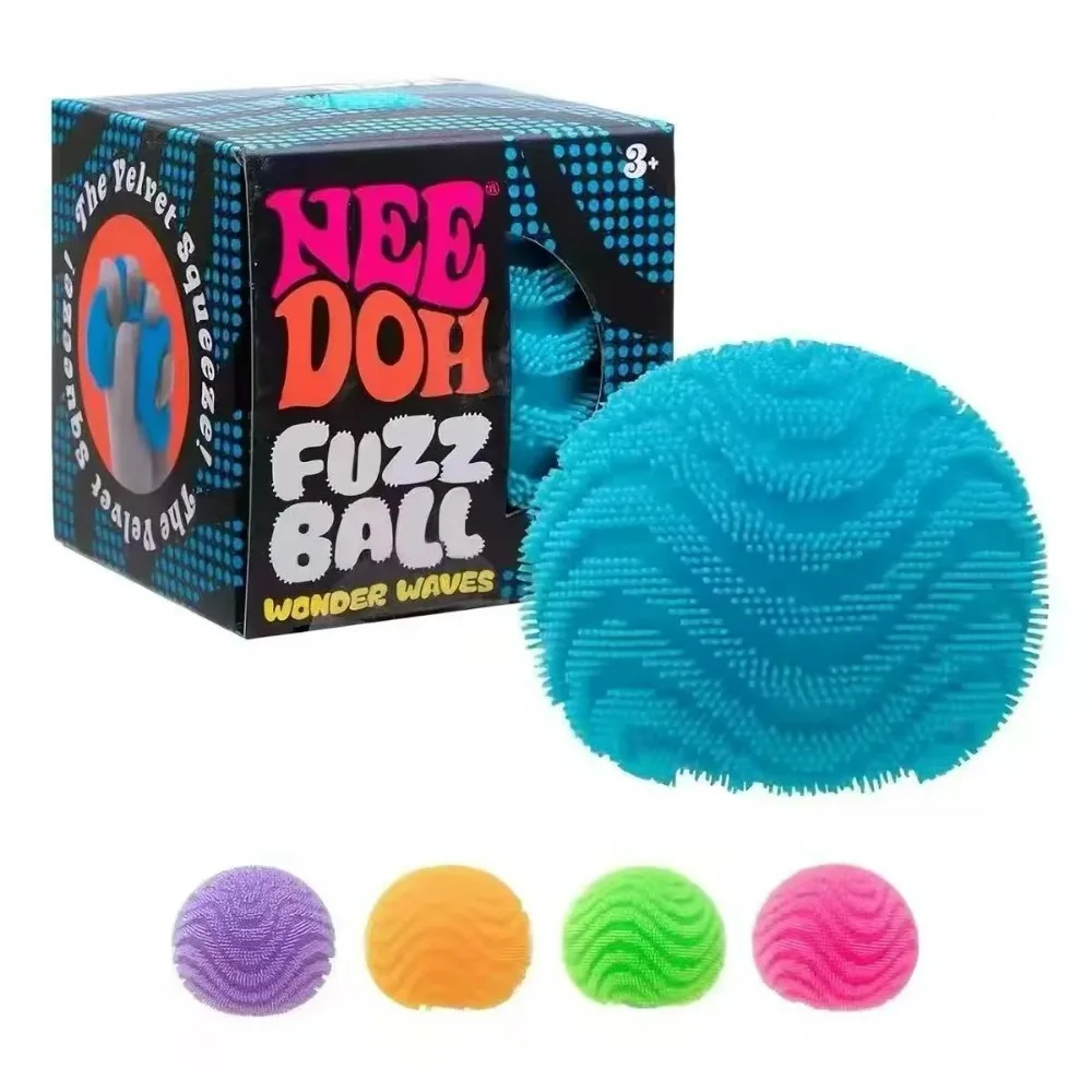 Nee Doh Fuzz Ball Series Stress Relief Ornament - Fun Soft Stress Ball Gift
