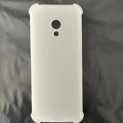 Shockproof Airbag Case with Air Cushion Matte Back Cover - Soft TPU Shell for Nokia 235 (Transparent)