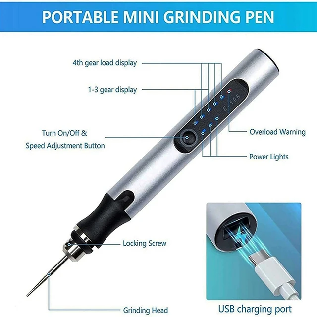 USB Customizer Professional Engraving Pen 30 , Rechargeable