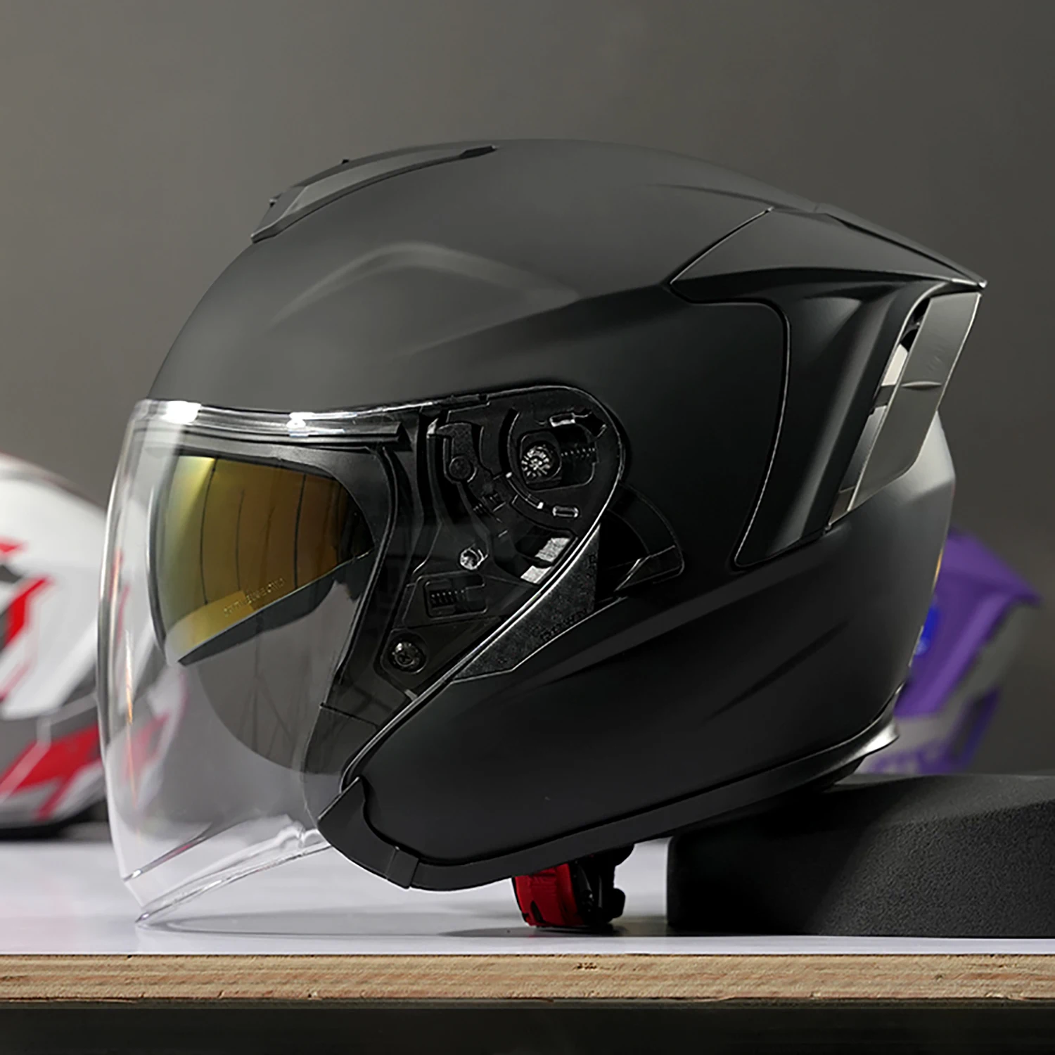 thumbnail image 1 of Casco abierto RSV 3/4 original, casco de motocicleta Capacete R05, casco de verano para moto, scooter, moto, cascos de media cara, cascos para moto, 1 of 5