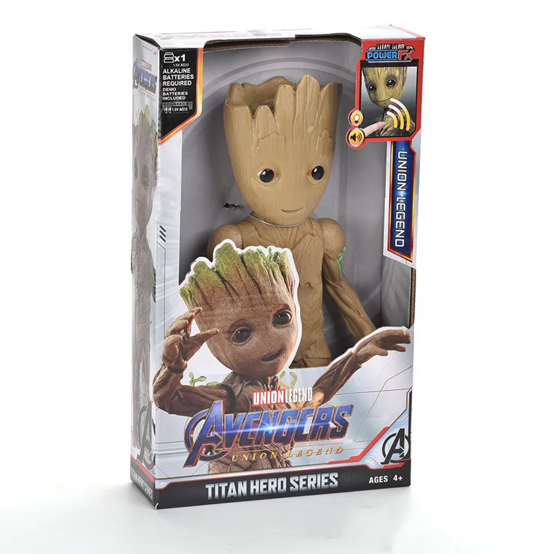 thumbnail image 1 of Figura de acción de Iron Man de Marvel Spiderman de 30 cm, juguete de Los Vengadores, Thanos, Hulk, Capitán América, Thor, Pantera Negra, juguete con sonido y luz, 1 of 5