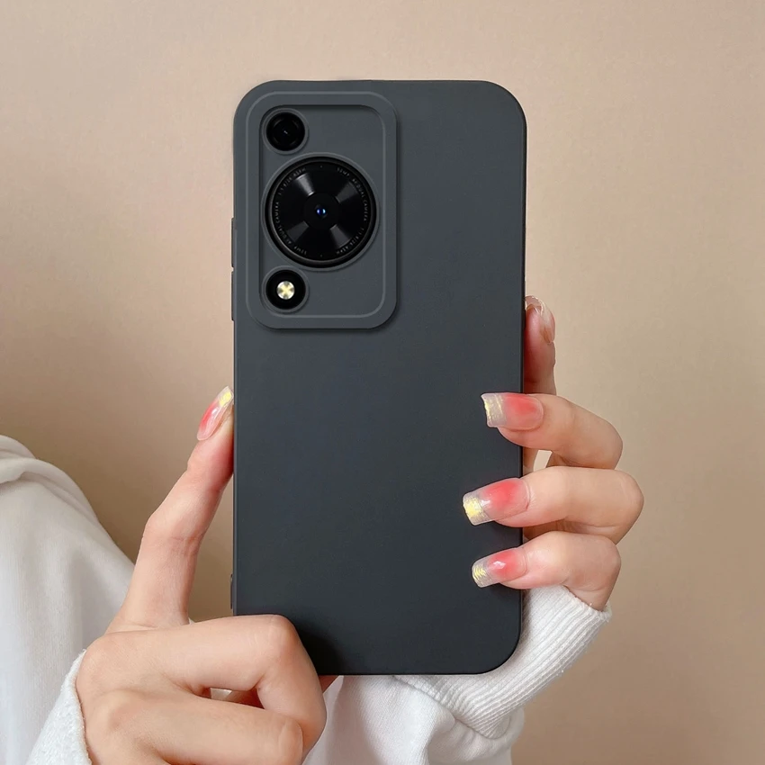 Solid Color Matte Silicone Soft Phone Case Cover