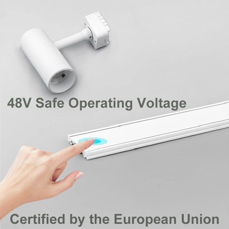 Smart Home Tuya Dimming Magnet Track light Ultra-Thin Ceiling Surface Mounting LED Ceiling magnetic track Light favourite 3