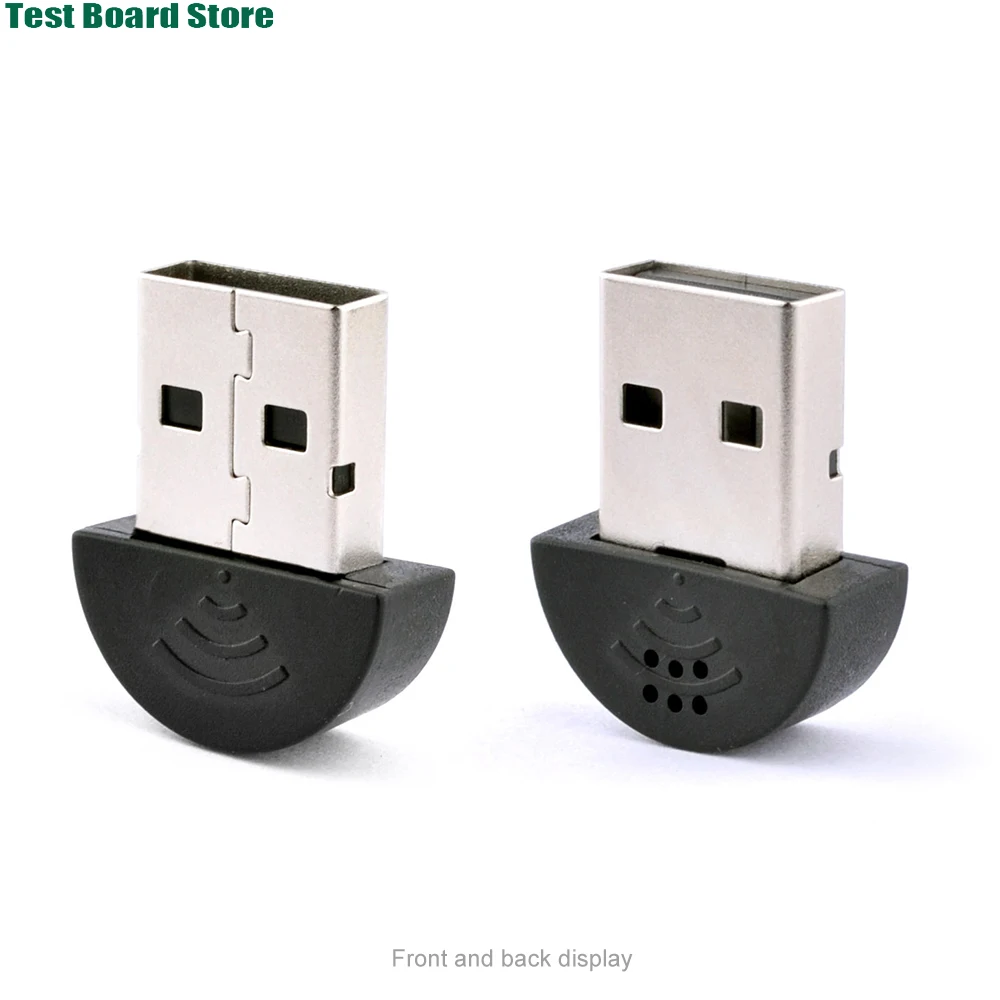 

1Pce driver free mini USB 2.0 microphone audio adapter for Skype MSN laptop KTV anchor video invisible capacitor microphone