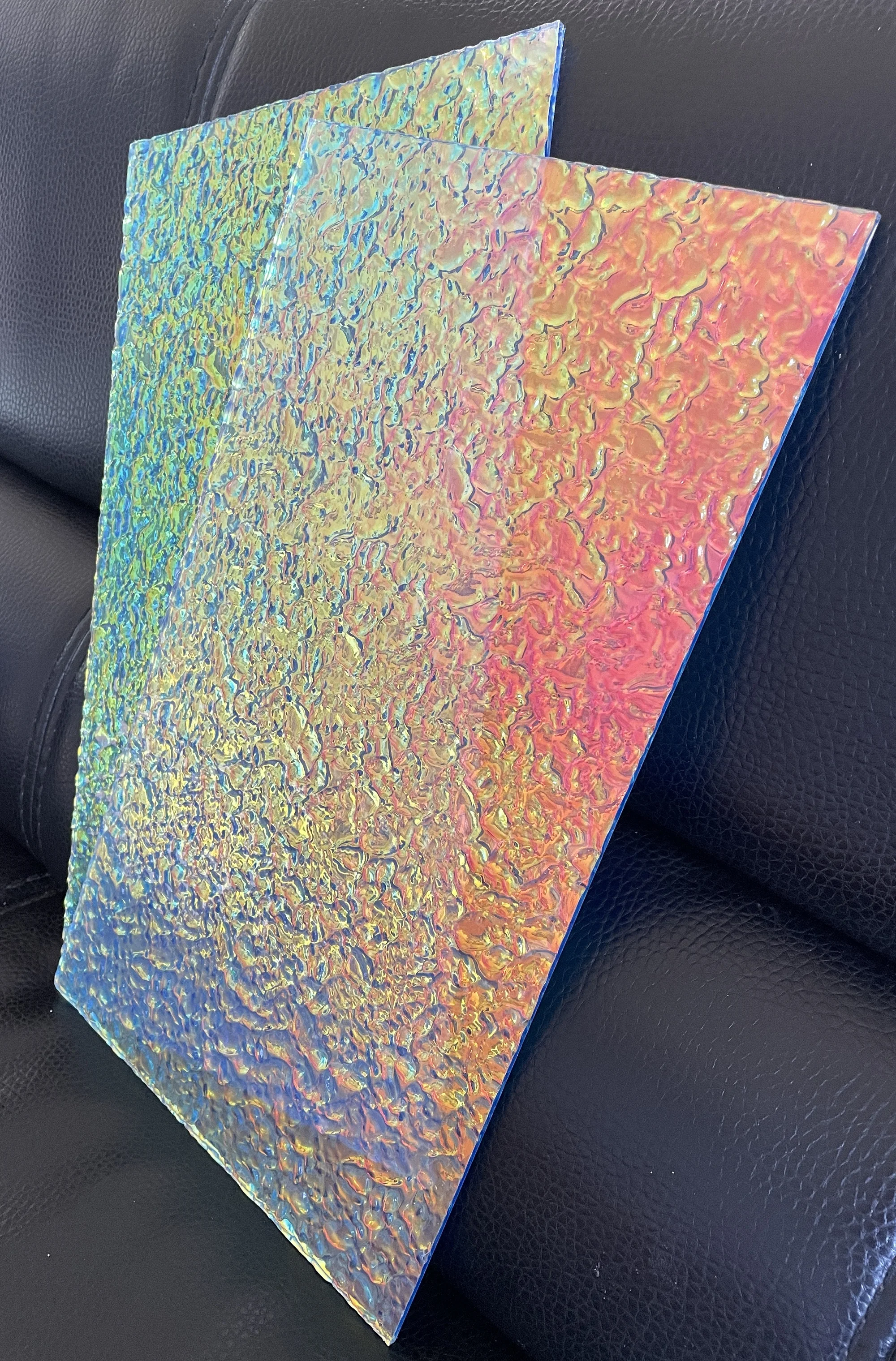 Description Picture 5 of item5MM Water Ripple Color Laser Plexiglass Rainbow Acrylic Radiant Wave Board For DIY/Jewel Display/Advertising/Decorate/Art Staffs