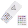 100pcs high-quality nail enhancement square diamond DIY jewelry accessories nail patch diamond crystal pointed bottom diamond 5