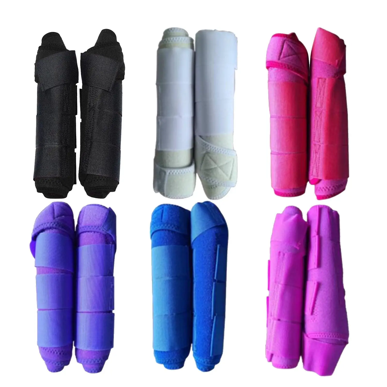 Horse Tendon Boots Equestrain Front Rear Leg Protect Support Brushing Boot
