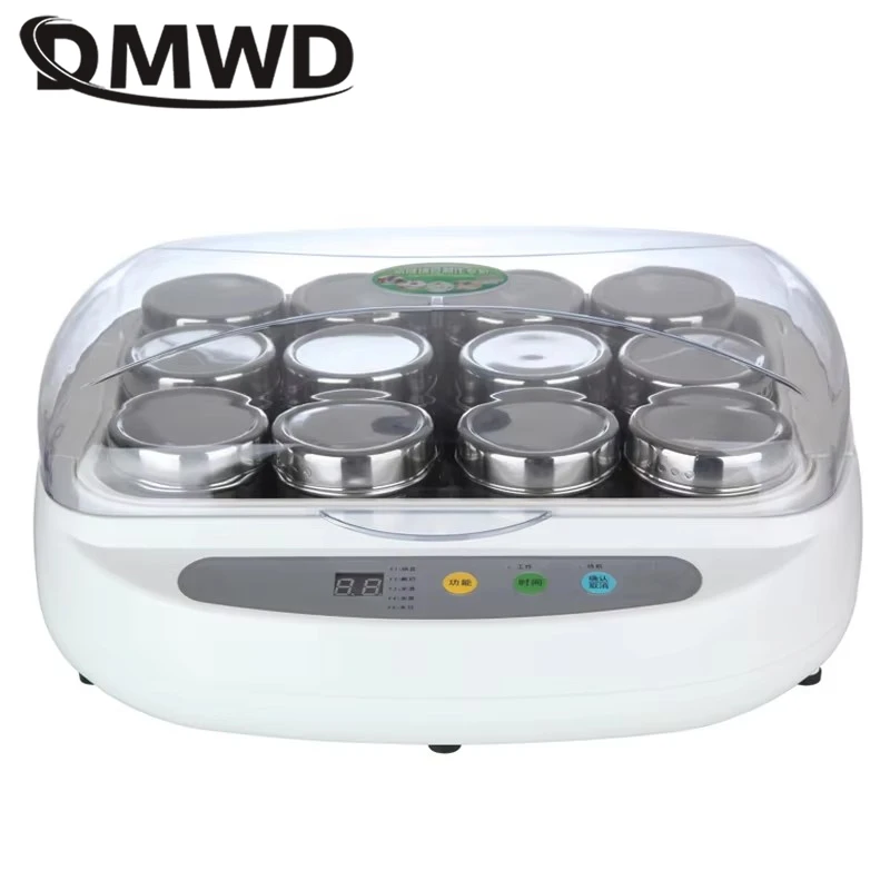 Automatic Intelligent Natto Maker Multifunction Greek Yogurt Pickle Tempeh Rice wine Thermal Fermenter Stainless steel container