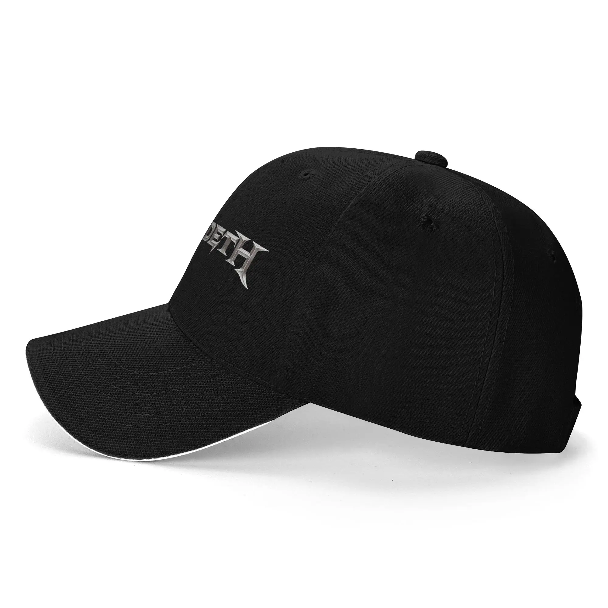 Megadeths Chromes Logo Baseball Cap, klassische Trucker-Mütze, Sommer-Unisex-Jugend-Snapback-Mütze für Jagd und Camping – Detail 5