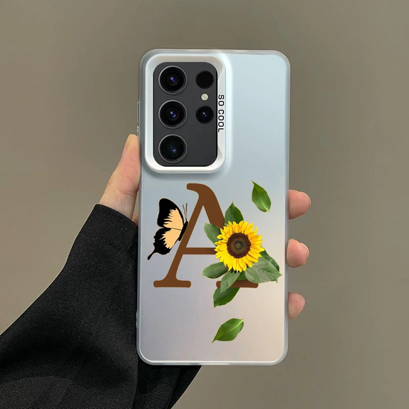 Silver IMD Cover - Cute Candy Letter Design Phone Case