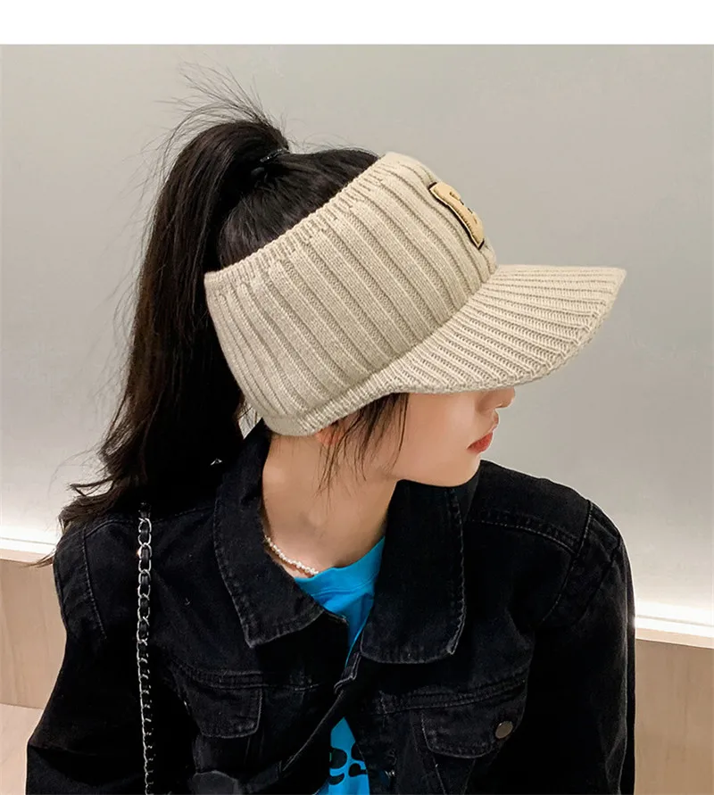 Căciulă de schi casual pentru femei, cu litere C solide, sport, unisex, iarnă caldă, vizor, pălării de agrement, șapcă gorros_voghion.com