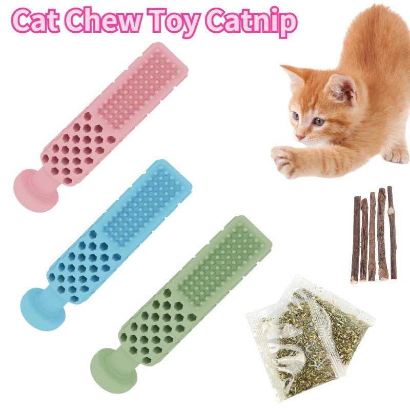 Cat Chew Toy Training Teething Molar Stick Pet Snacks Sticks Clean Tooth 100 Natural Safe