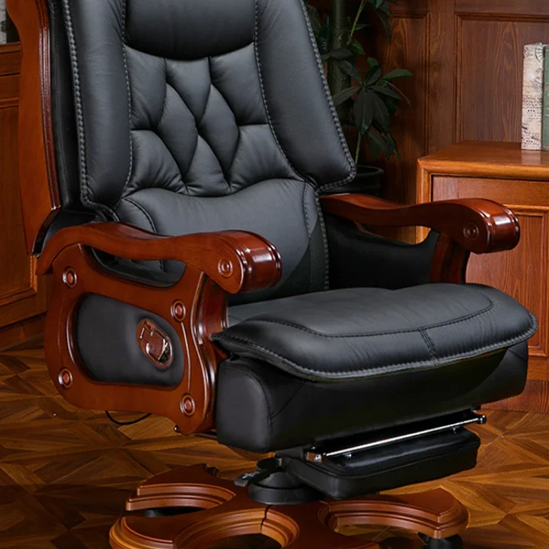 

Boss chair business home office chair reclining massage computer chair leather boss chair high-end shift chair