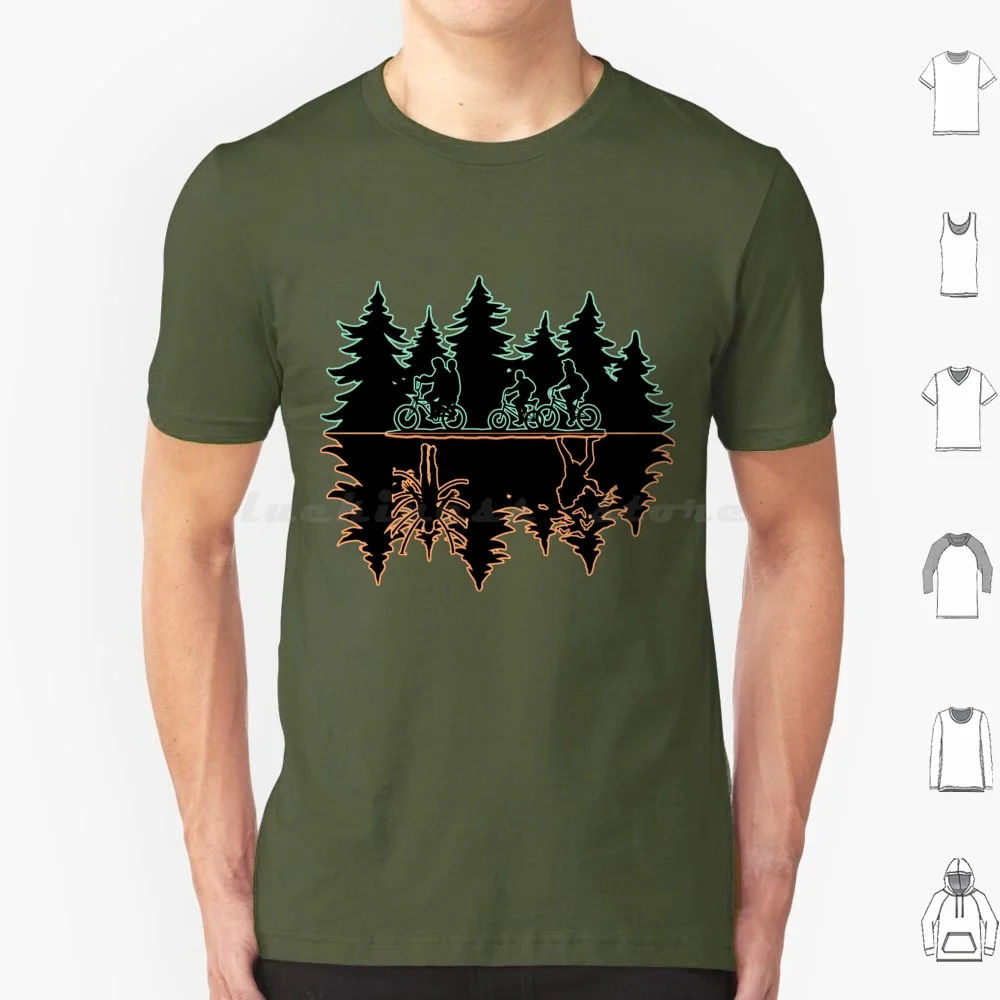 thumbnail image 1 of (El revés) 2 camisetas 6xl algodón camiseta genial cosas extrañas Will Byers Mike Eleven Lucas Dustin 80s Hawkins Netflix 1980s, 1 of 5
