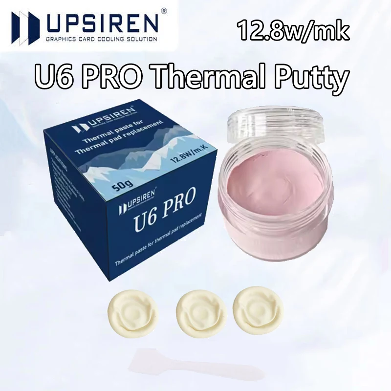 UPSIREN U6 PRO 12.8W/MK Thermal Putty For VGA GPU IC Processor Replacement, thermal conductive paste,thermal paste,thermal pad