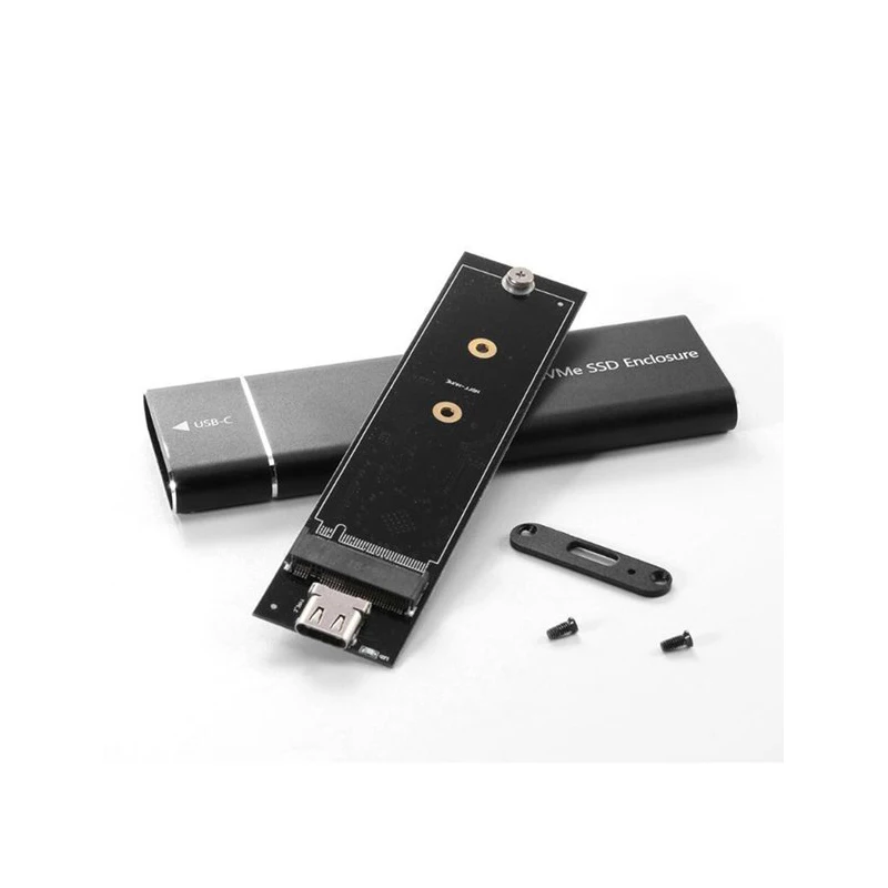 M.2 NVMe SSD External Box USB 3.2 Gen2 10Gbps Aluminum Housing Suitable For M.2 2230/2242/2280 NVMe PCIe SSD