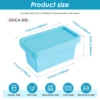 Silicone Freezer Molds With Lids Soup Freezer Ice Cube Tray Food Freezer Trays Container for Storing Freezing Soup, Broth, Sauce 5