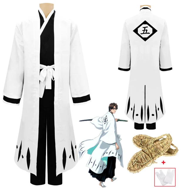 BLEACH-Anime Bleach Cosplay Traje, 4ª Divisão Capitão Kimono, Bleach  Uniforme Terno, Conjunto completo, Roupas de Halloween - AliExpress